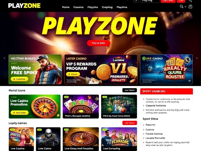 Welcome to PlayZone, your premier destination for online gambling games. Explore slots, table games, live dealer action, sports betting, and exclusive bonuses at playzone.com.